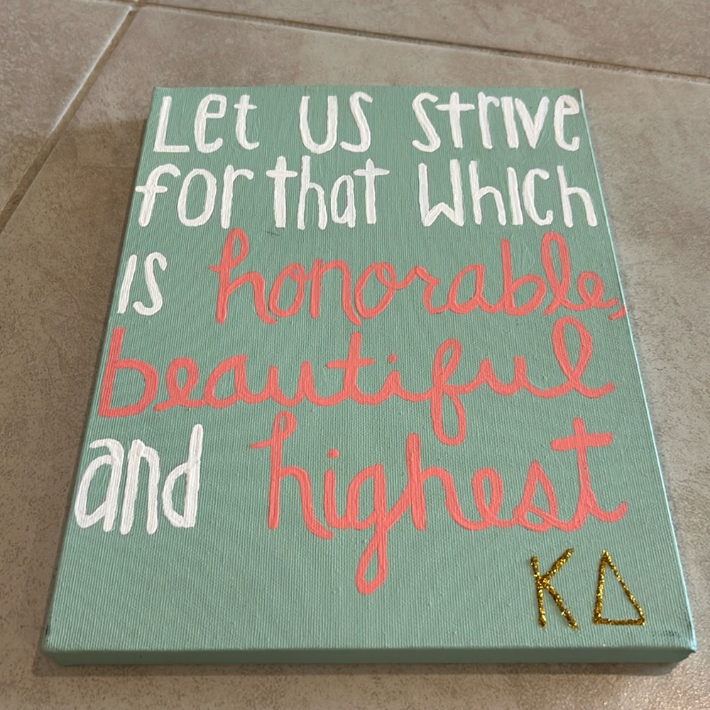 Kappa delta canvas